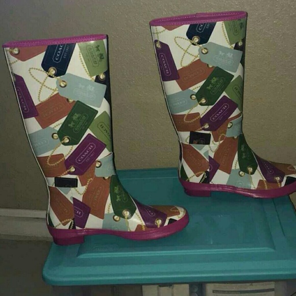 Coach Rain boots - Picture 2 of 3